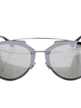 Dior Women’s Silver Metal Brow-Bar Sunglasses with Grey Lenses